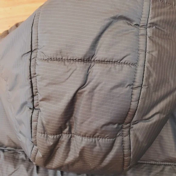 Lands' End Womens Wide Channel Down Jacket Down Filled Size S Blue Outdoors - Picture 7 of 14